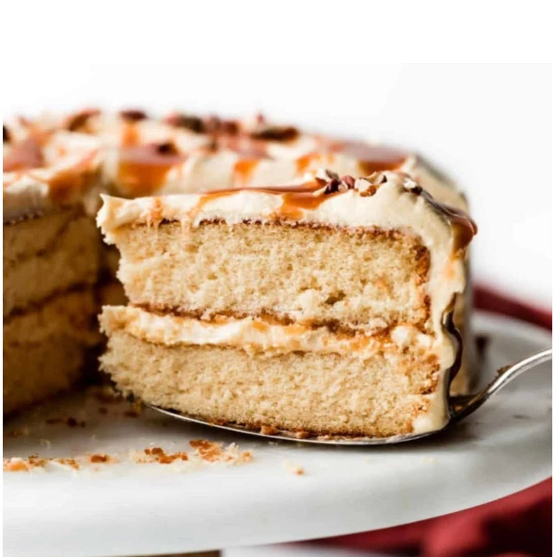 Burnt sugar cake