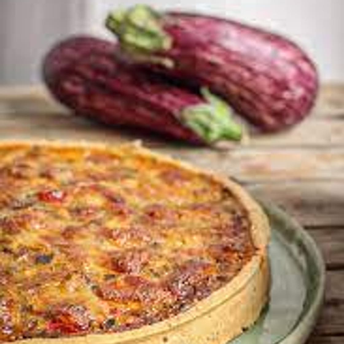 Quiche aux aubergines