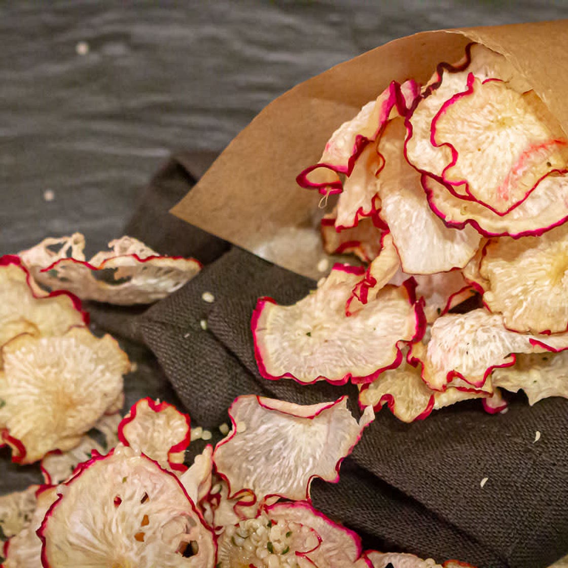 Keto Radish Chips