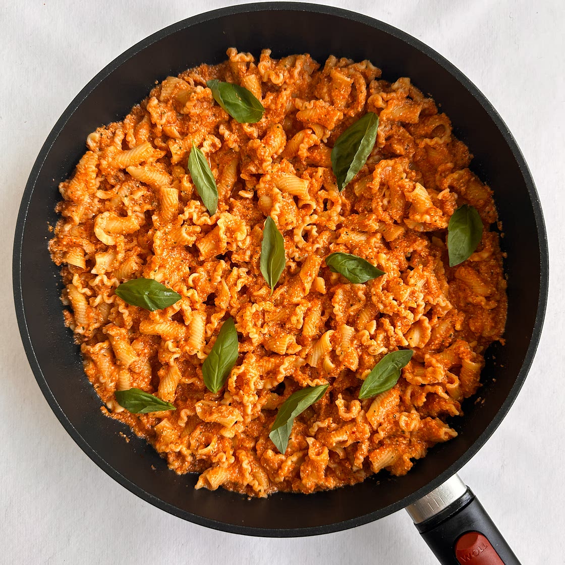 Creamy Tomato Cottage Cheese Pasta
