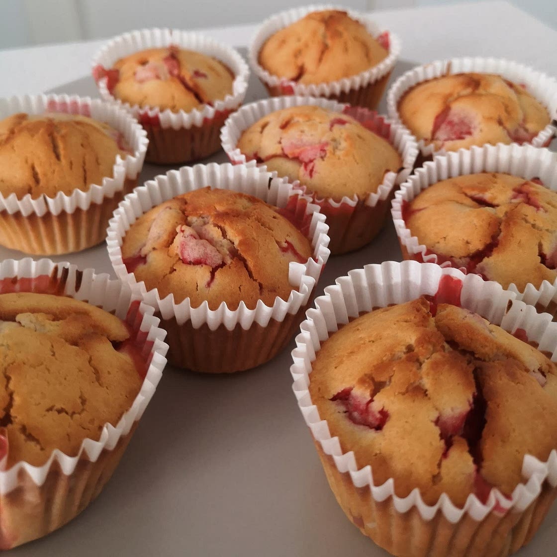 Strawberry muffins 🍓