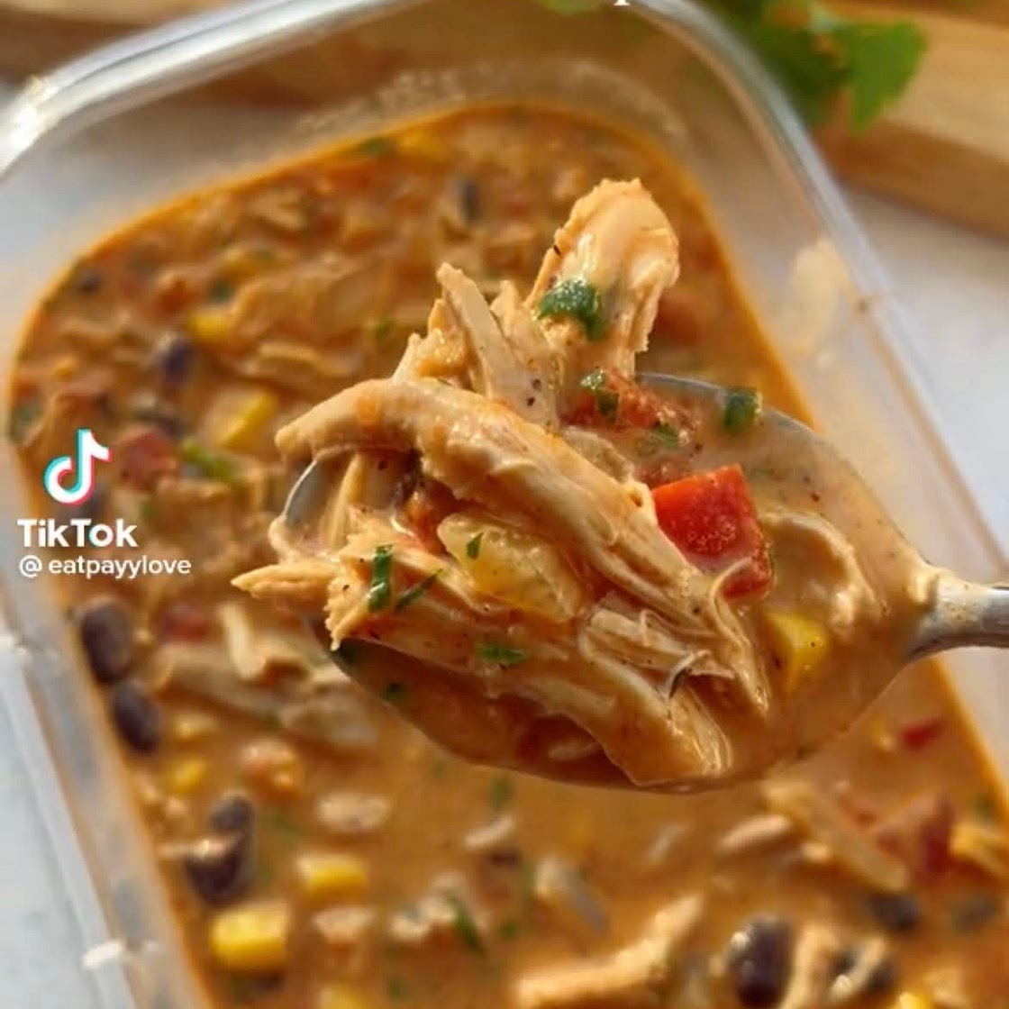 Creamy Chicken Taco Soup