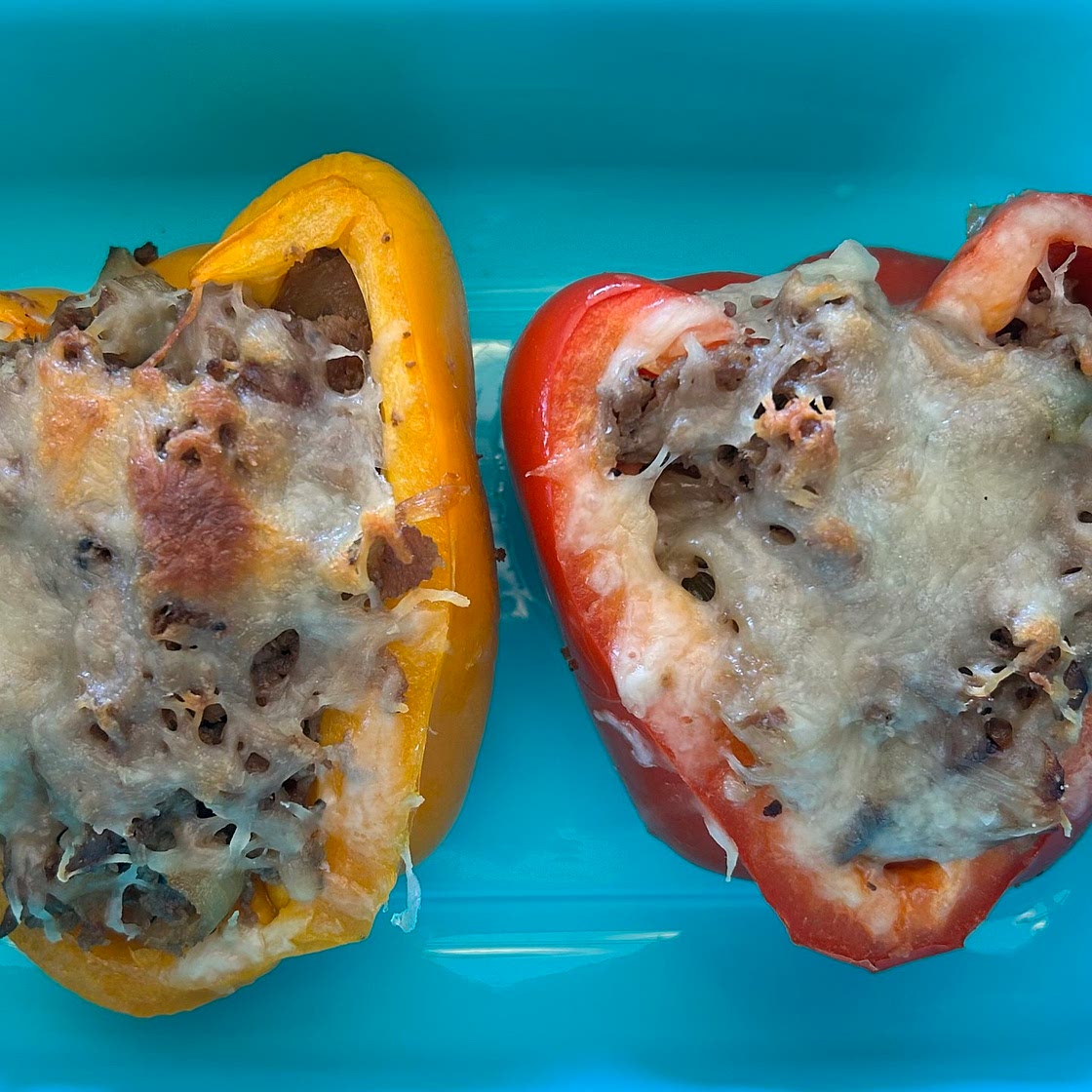 Steak & Cheese Stuffed Peppers 