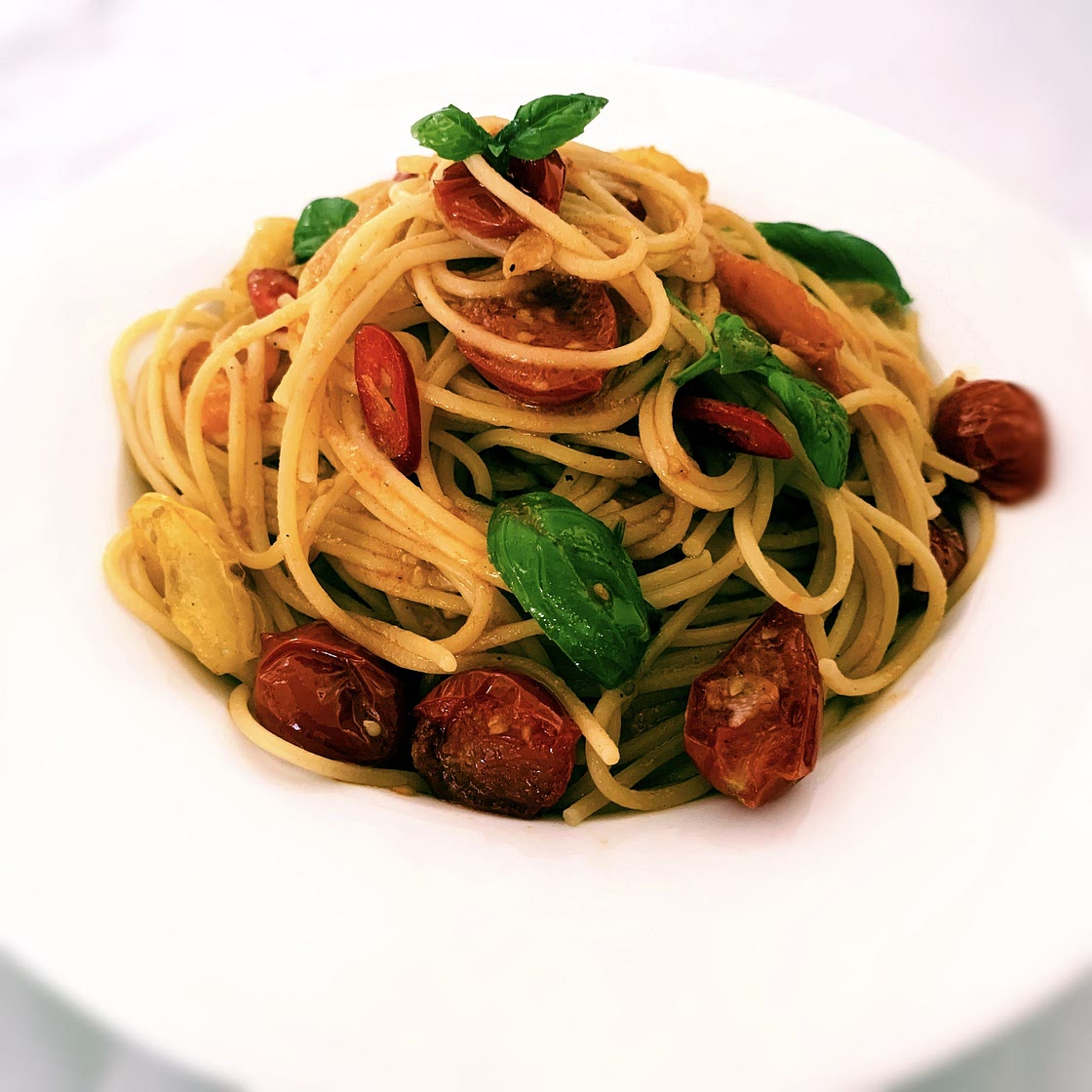 Spaghetti alla Crudiola