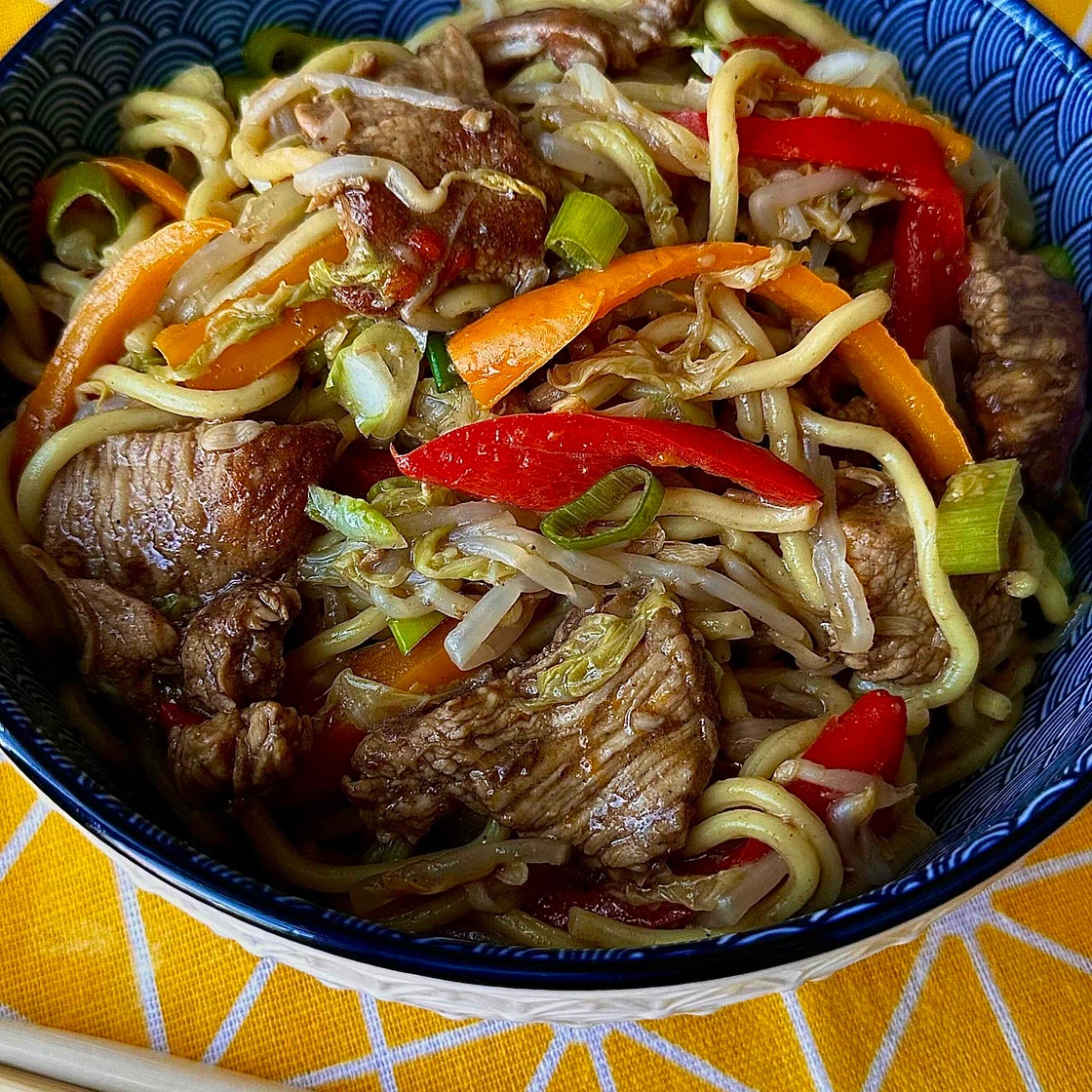 20 Minute Chicken Noodle Stir Fry