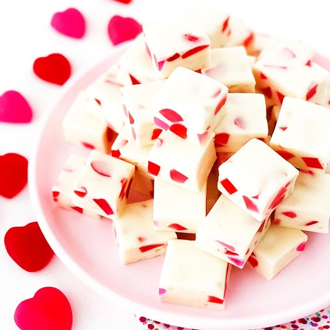 Easy Valentine's Day Nougat Candy