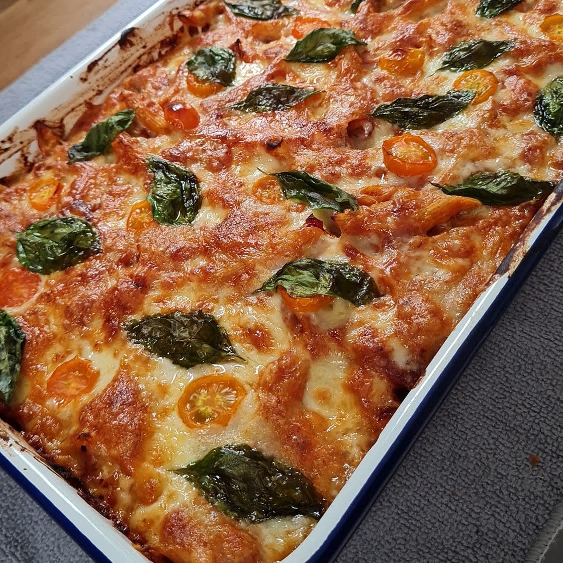 Chicken pasta bake