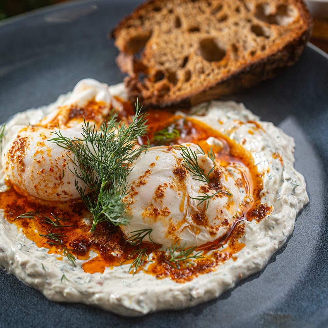 Turkish Eggs - Easy Meals with Video Recipes by Chef Joel Mielle