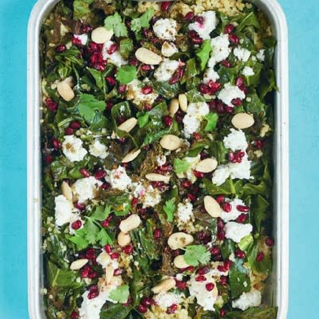 Crispy Kale & Bulgur Wheat Salad