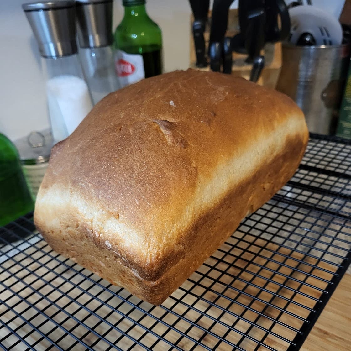 Bread Machine Recipe: How to make homemade white bread less dense