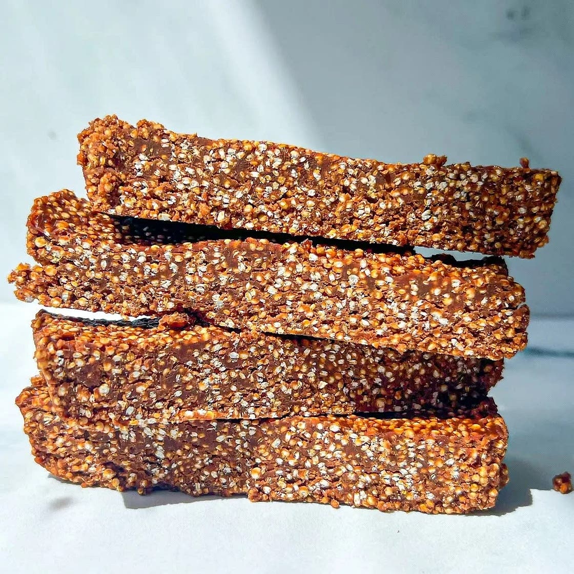 Crunchy Quinoa Snack Bars