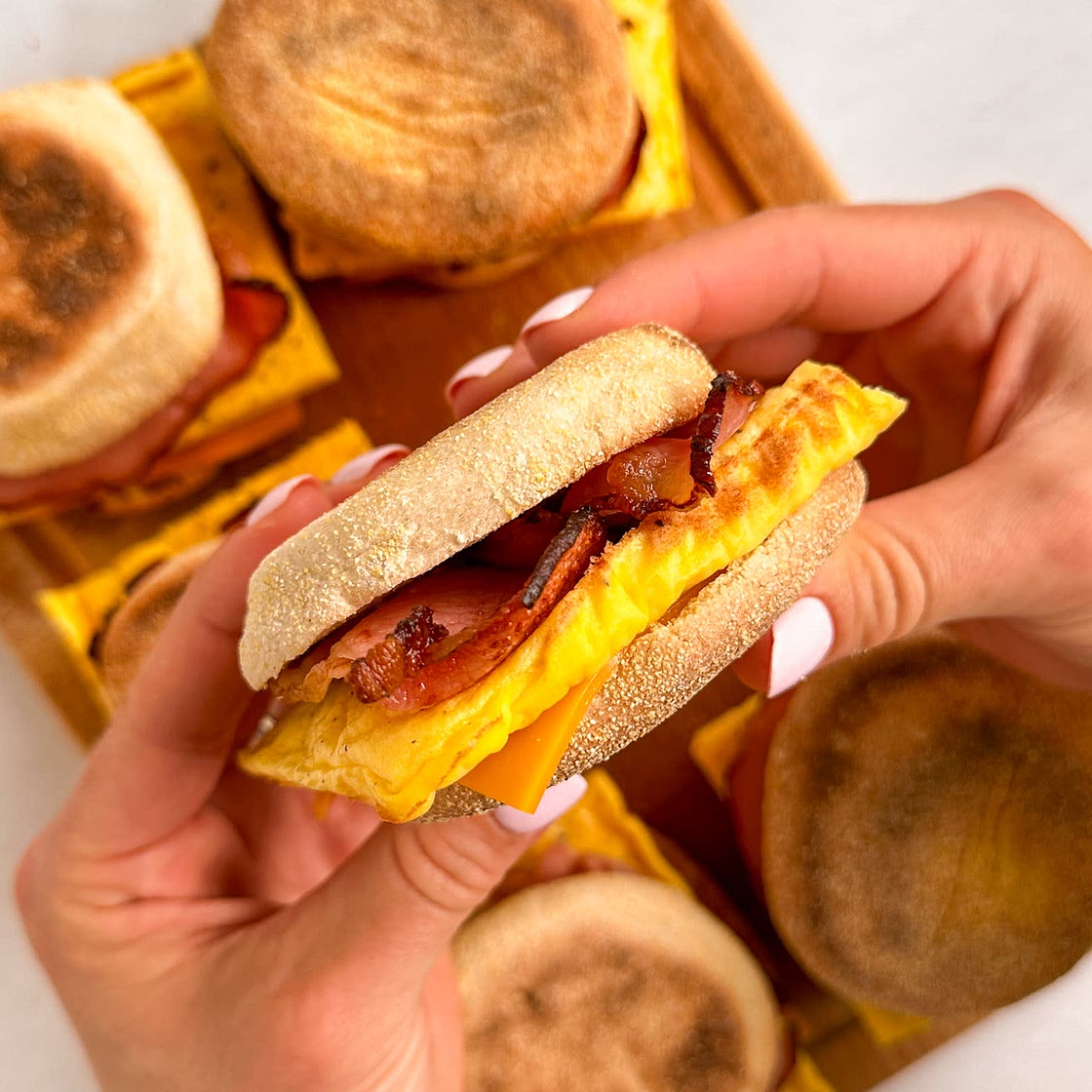 English Muffin Breakfast Sandwich