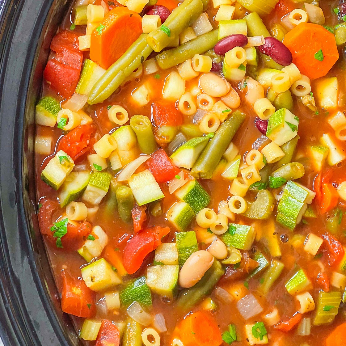 Crock Pot Minestrone Soup
