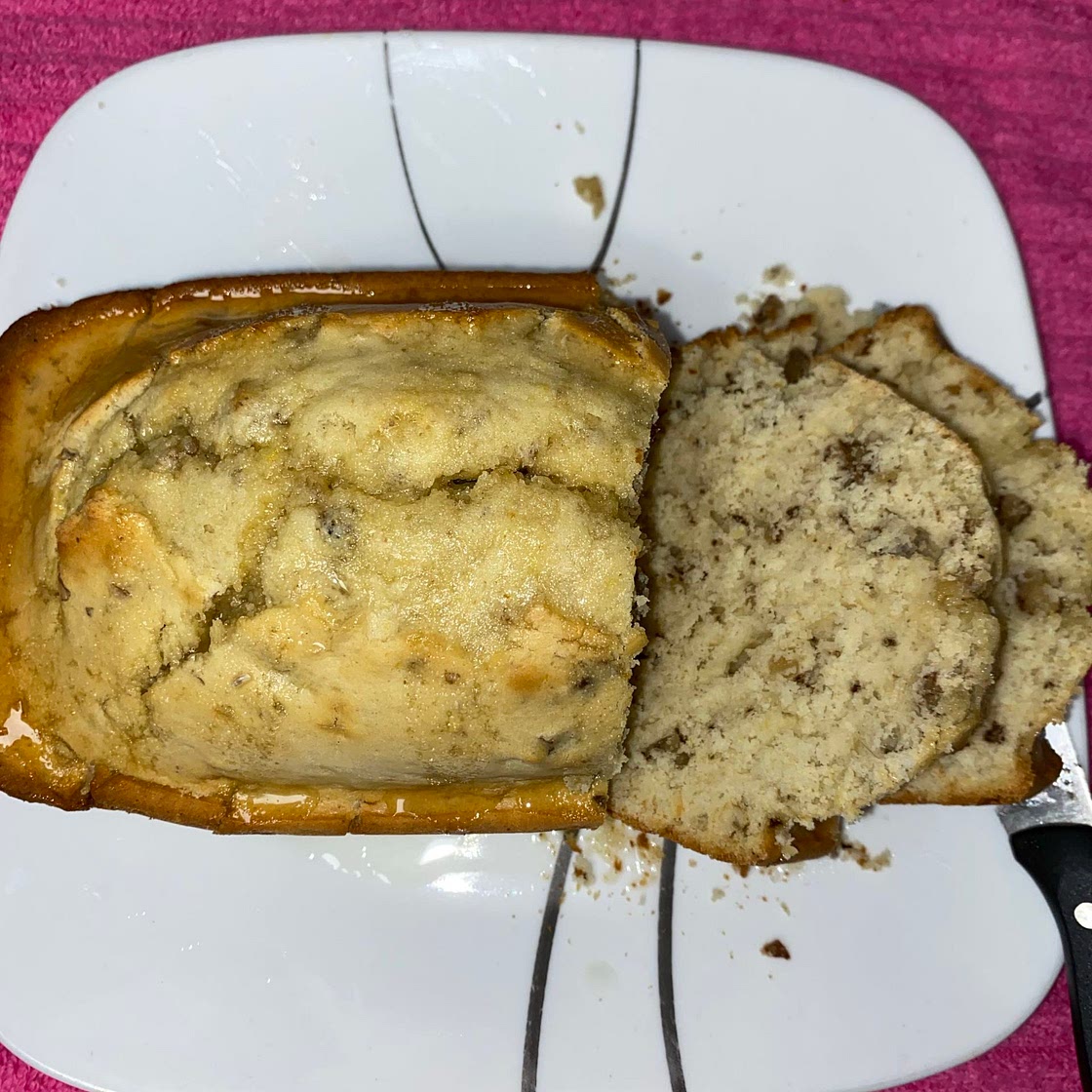 1970’s Glazed Lemon Nut Bread 