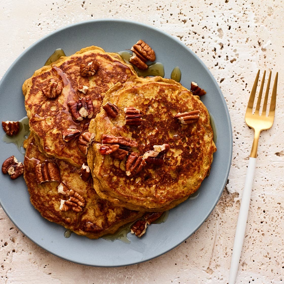 Pumpkin Protein Pancakes