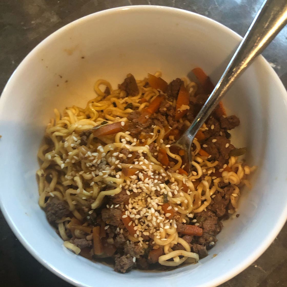 Slow Cooker Beef Ramen