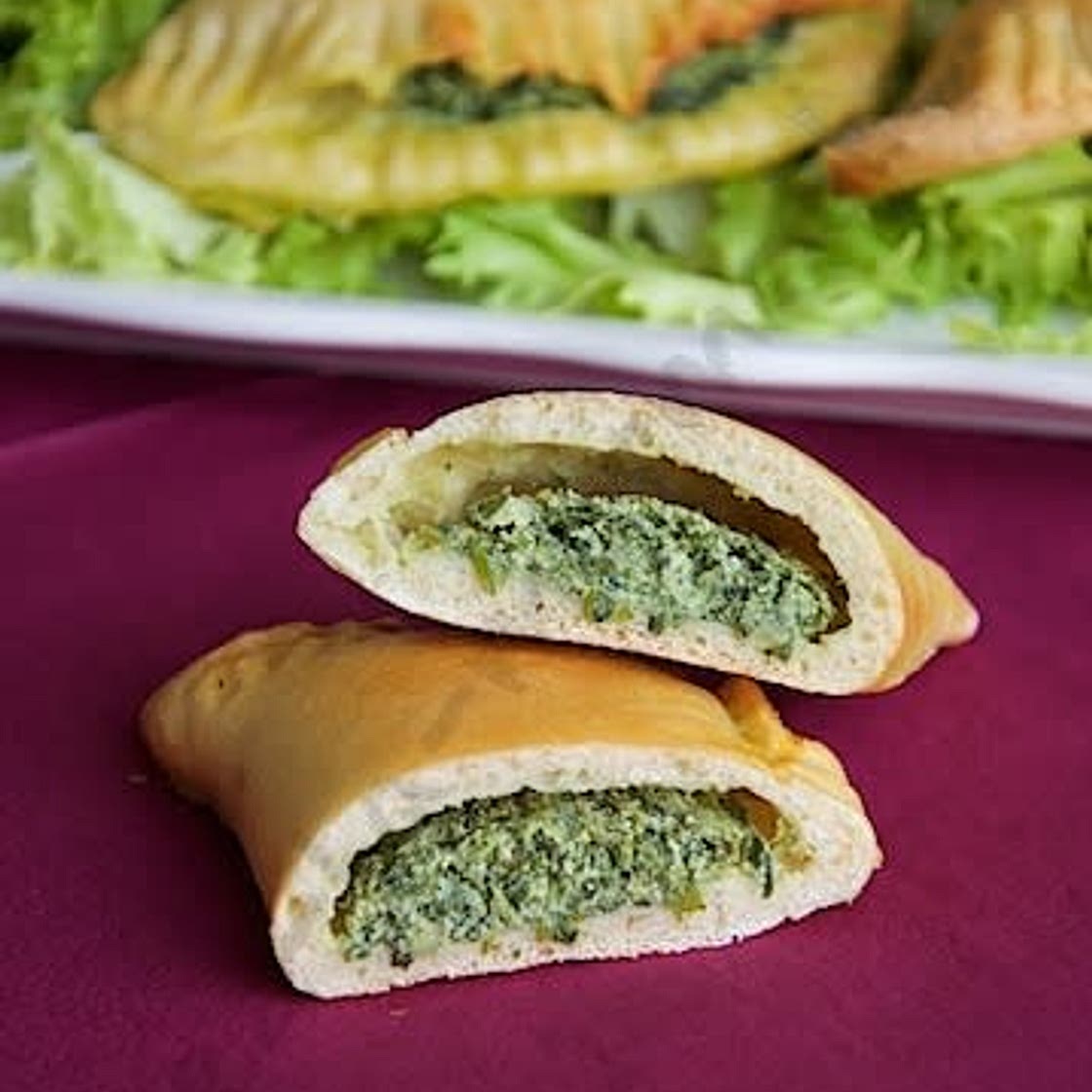 Piroshki aux épinards