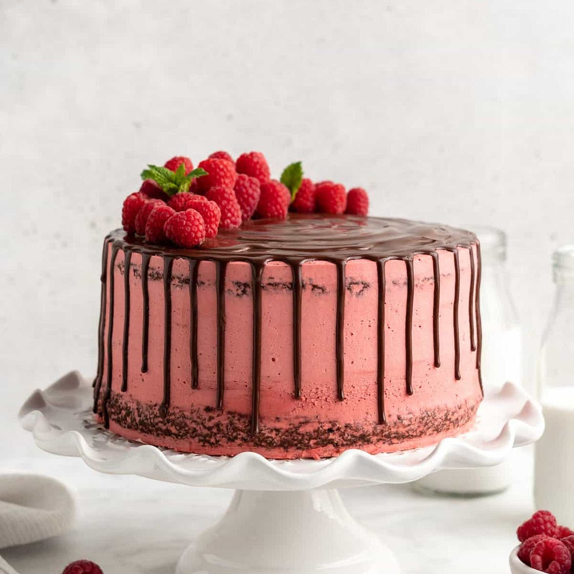 Raspberry Chocolate Cake