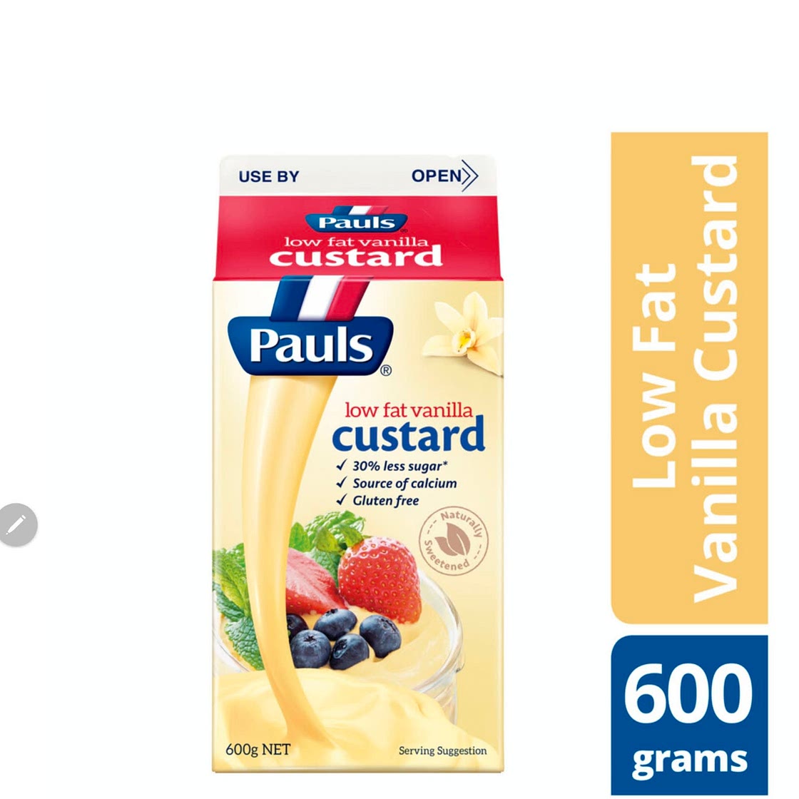 Pauls low fat custard