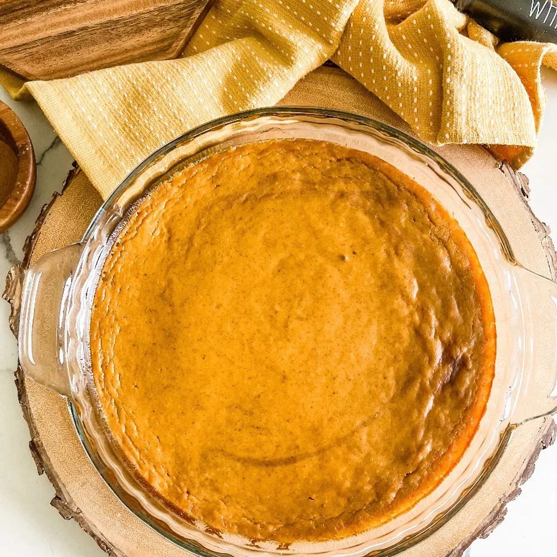Crustless Pumpkin Pie (Special Occasions or 1x month only)