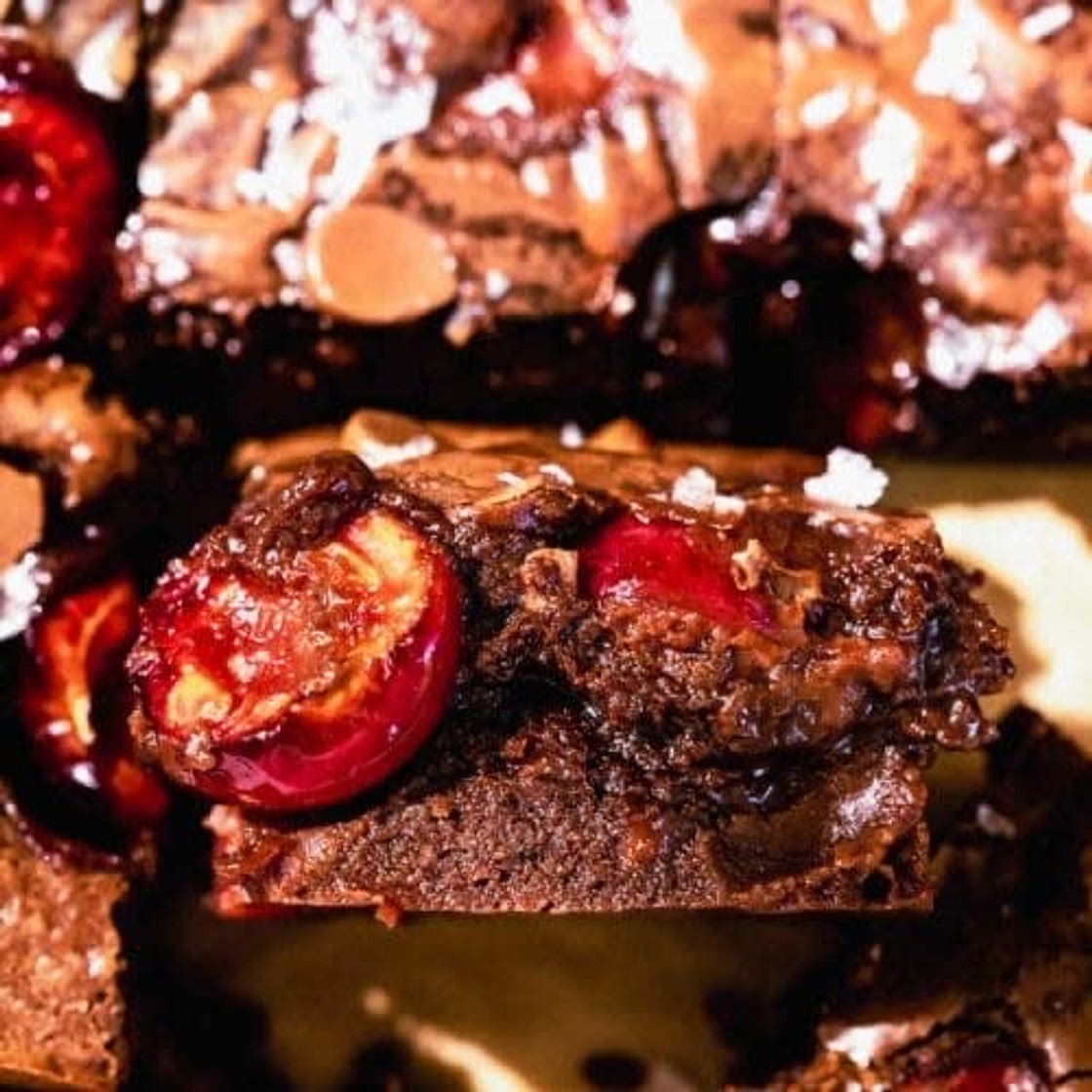 Berry brownies 