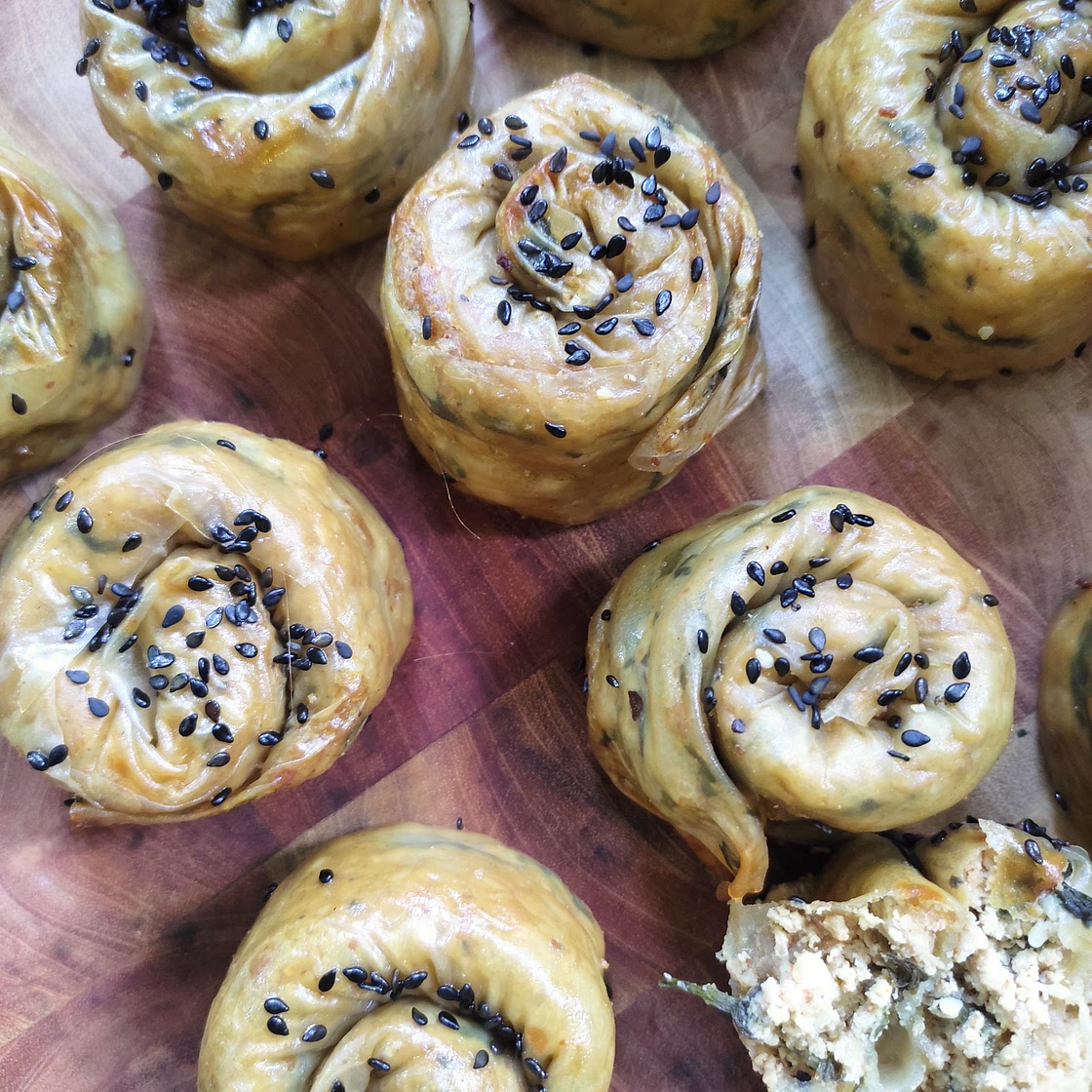 Spinach & Cheese Pinwheels