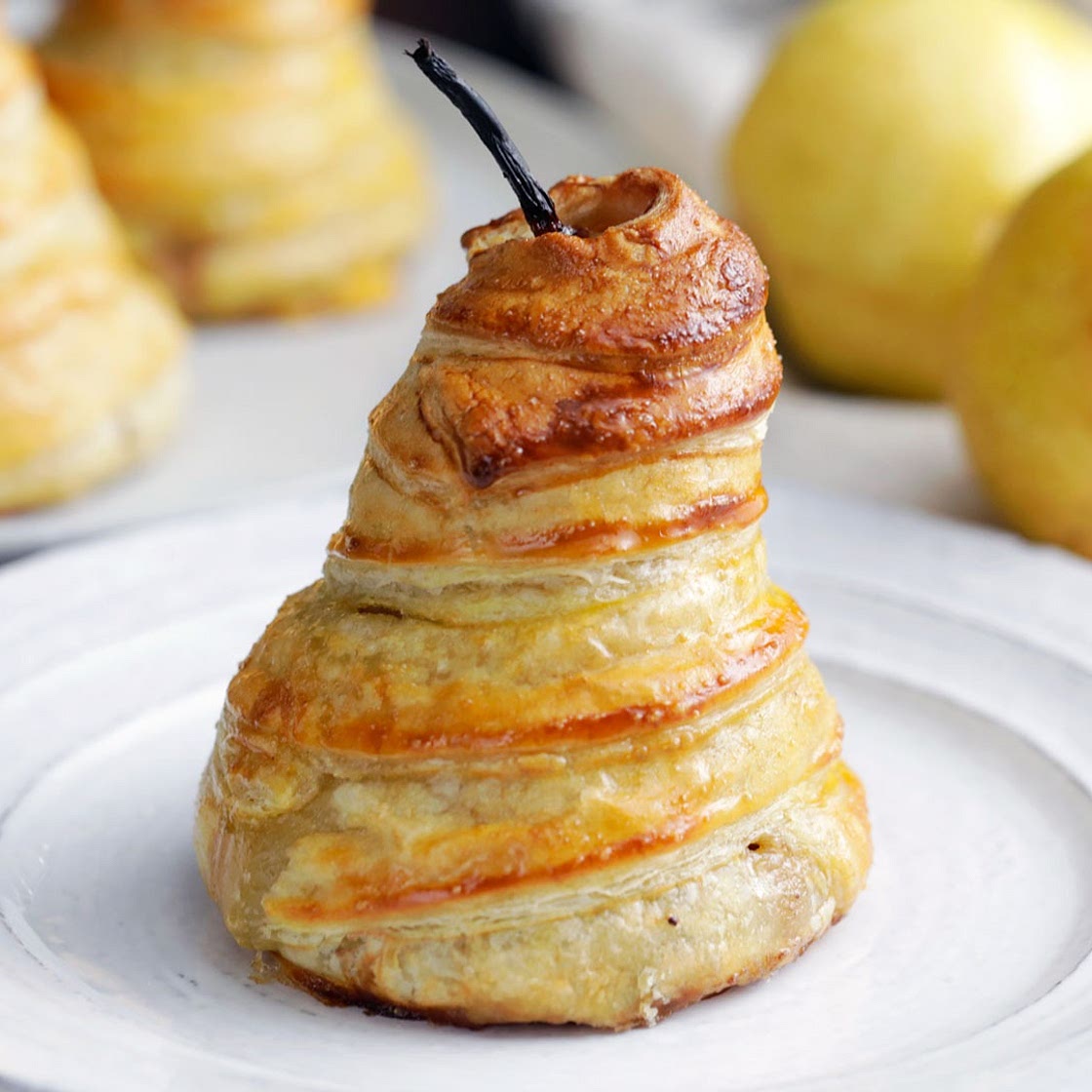 Stuffed Pears in Puff Pastry