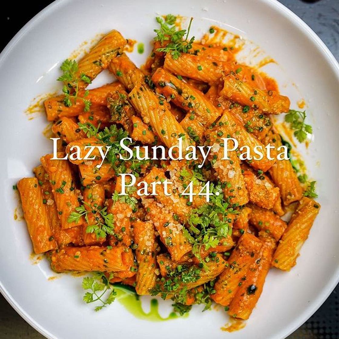 Lazy Pasta 🍝 Roasted vegetables sauce by