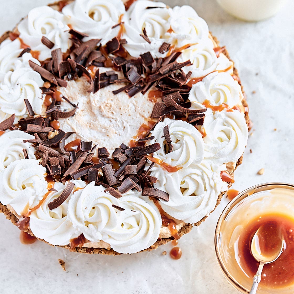 Caramel Pecan Turtle Pie