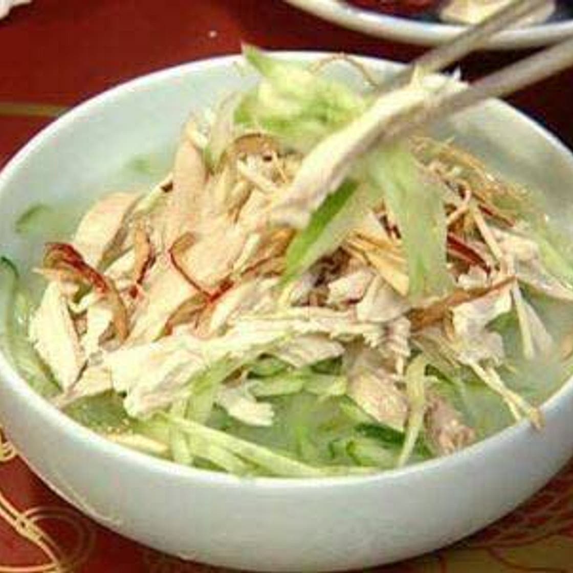 닭고기,오이,양상추채