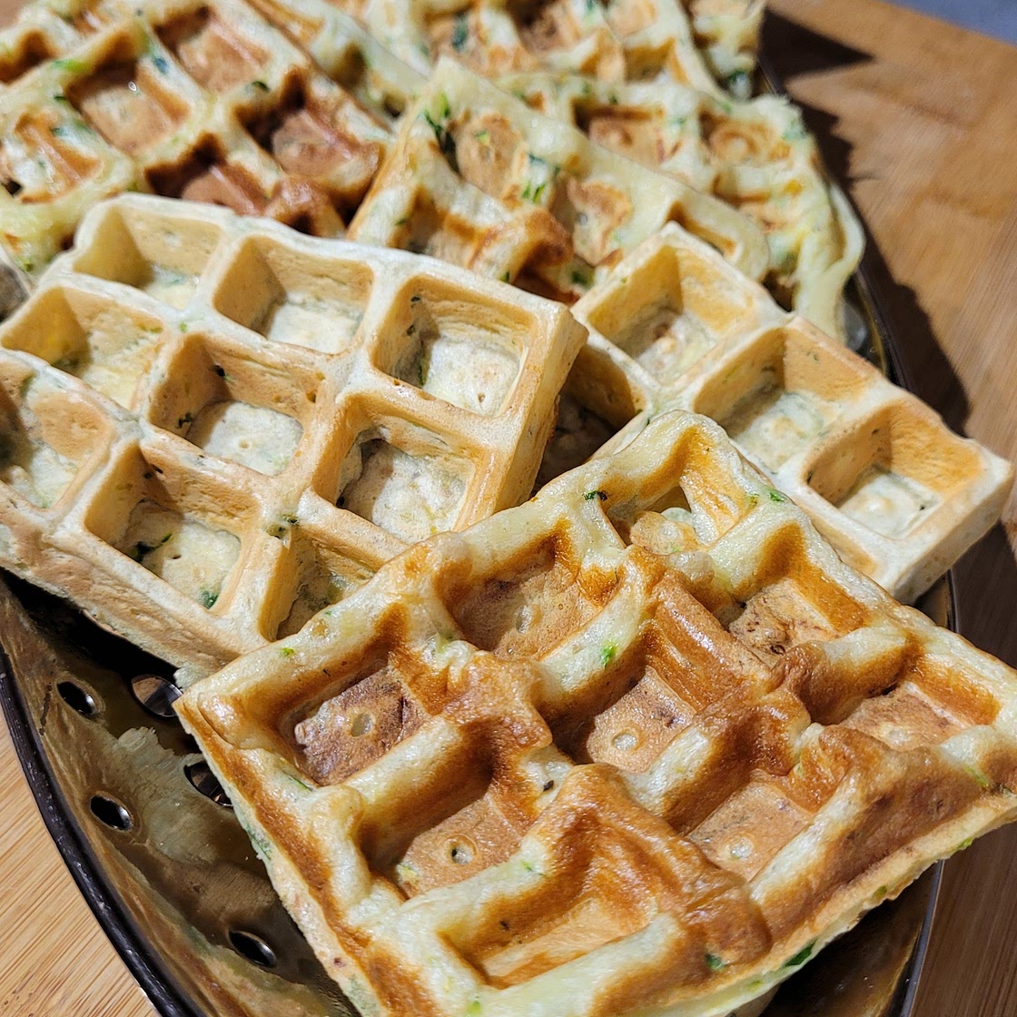 Gaufres au courgettes