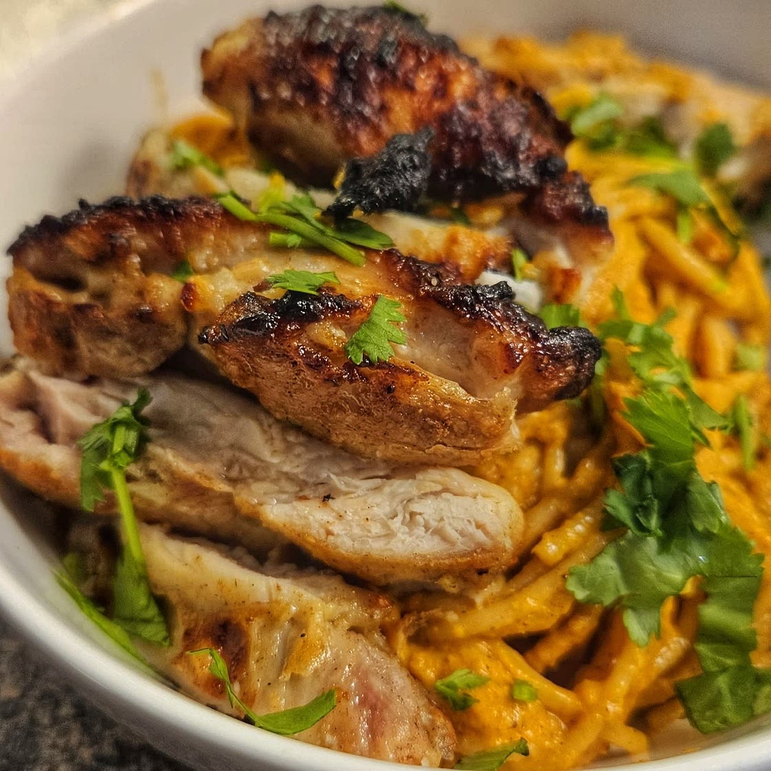Chicken Tikka Alfredo