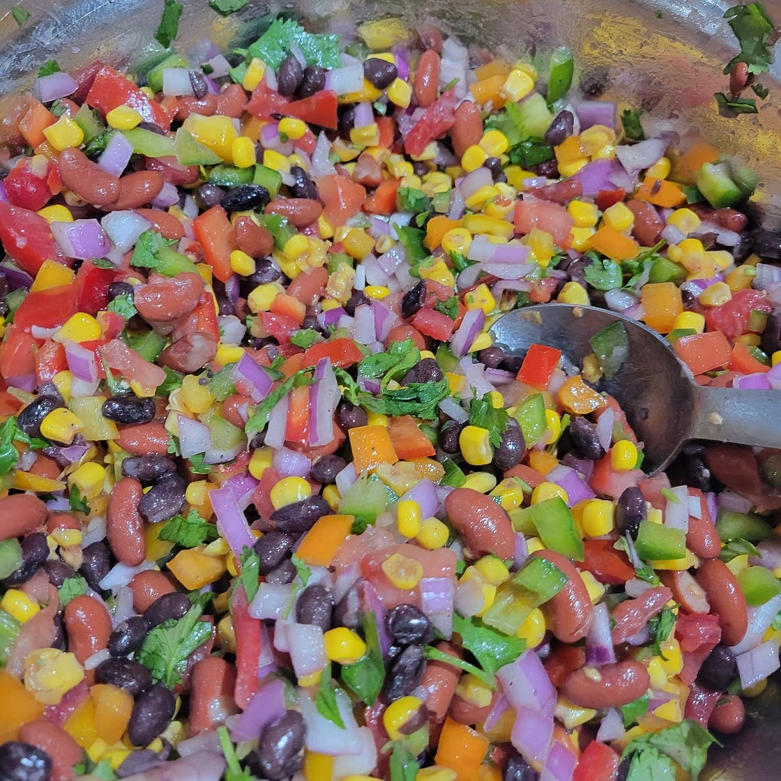 Corn, Veggie, and Bean Salsa