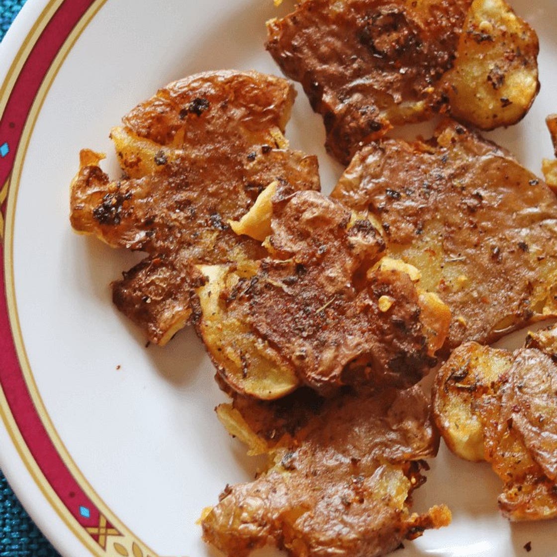 Crispy Air Fryer Smashed Potatoes - TopAirFryerRecipes