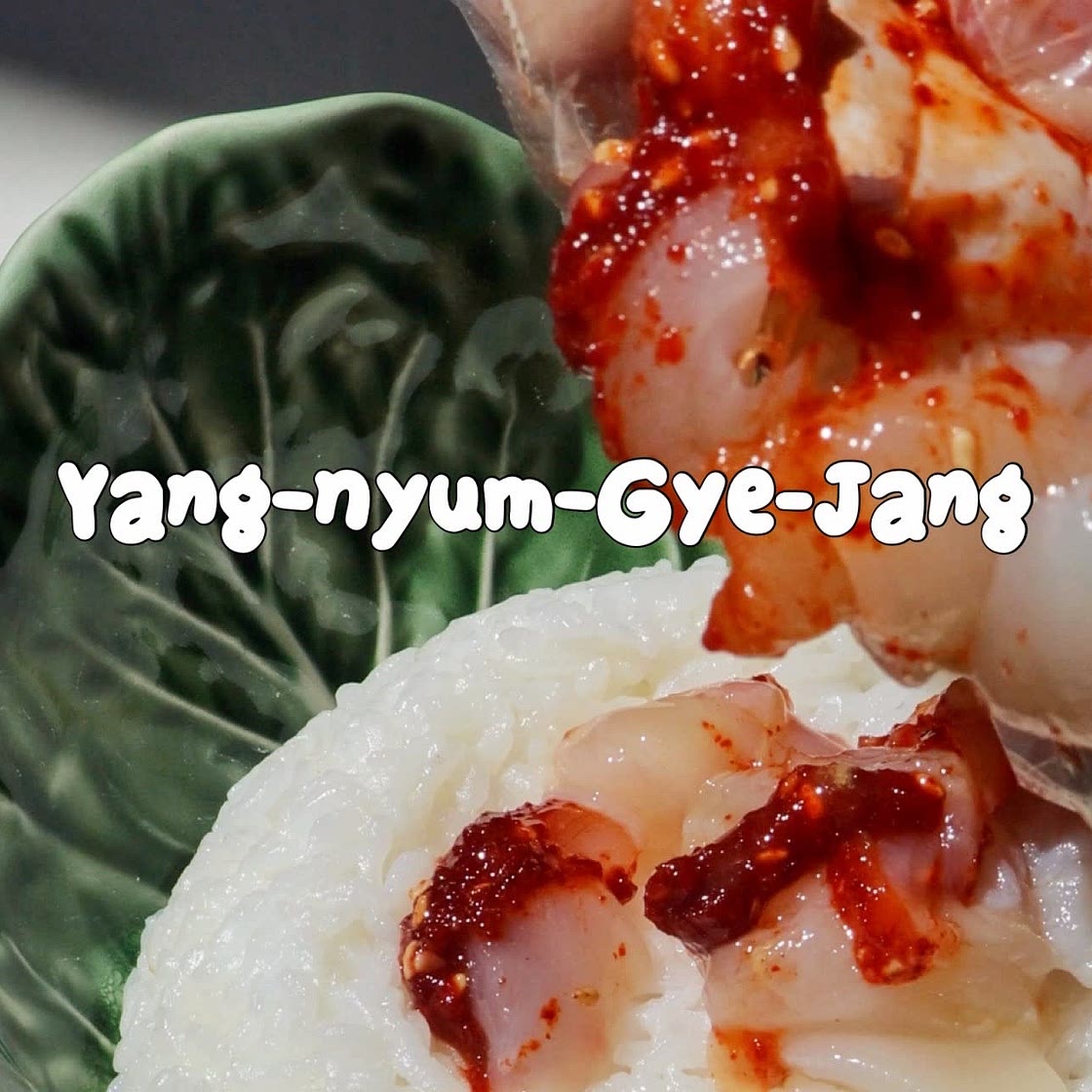 Korean spicy marinated raw crab