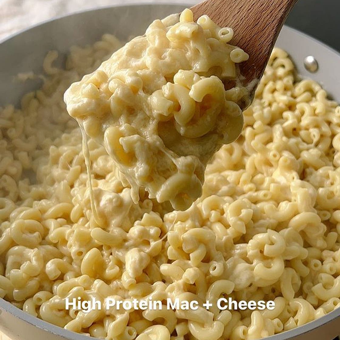 Creamy High Protein Mac + Cheese