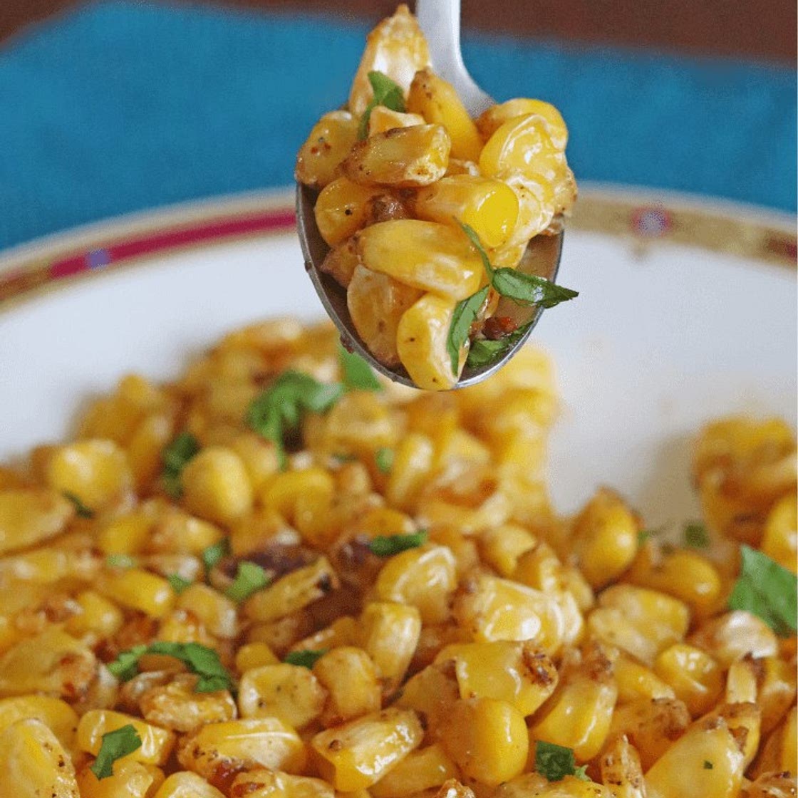 Easy Air Fryer Frozen Corn Kernels - TopAirFryerRecipes