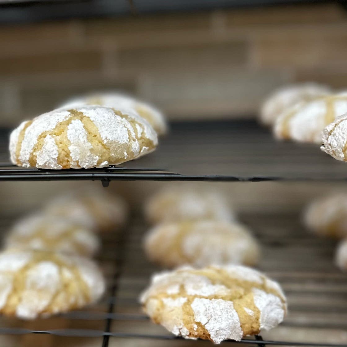 Lemon Crinkle Cookies