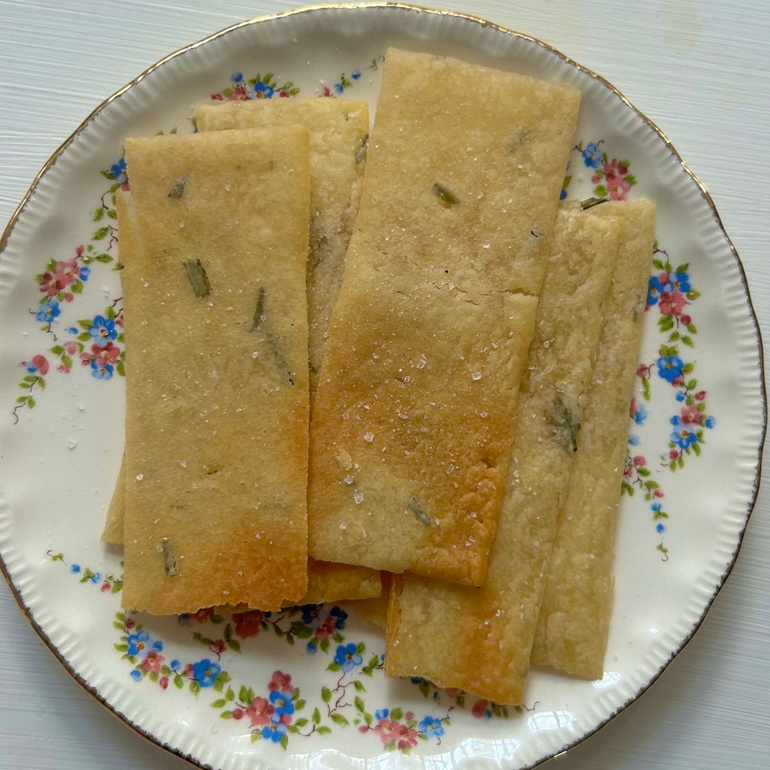 Rosemary Olive Oil Crackers
