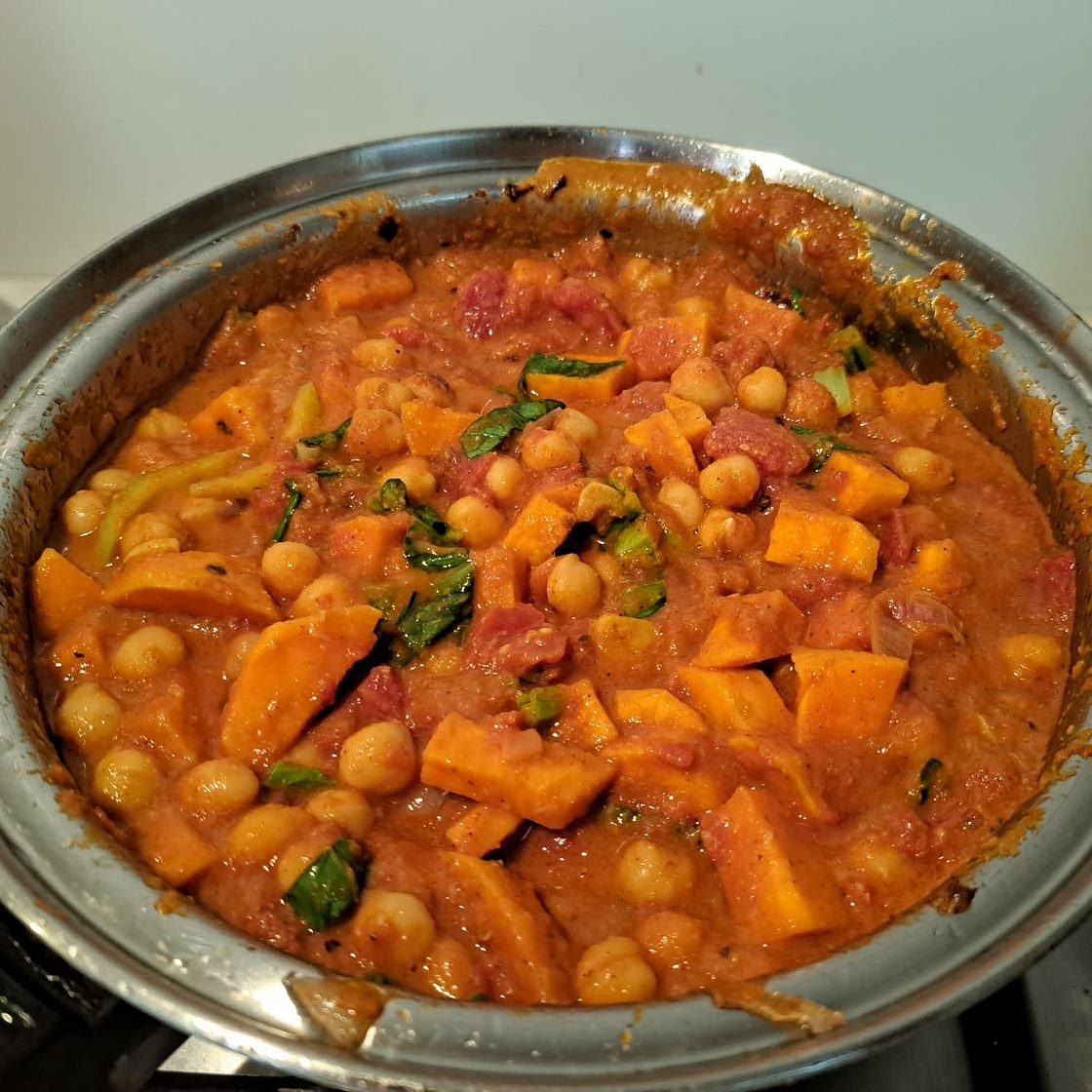 Vegan Sweet Potato Chickpea Curry