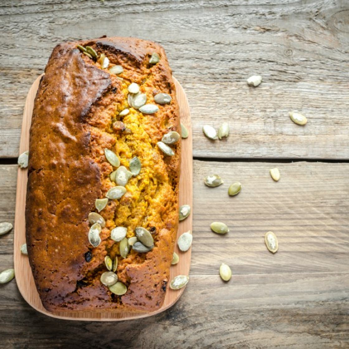 Healthy pumpkin bread