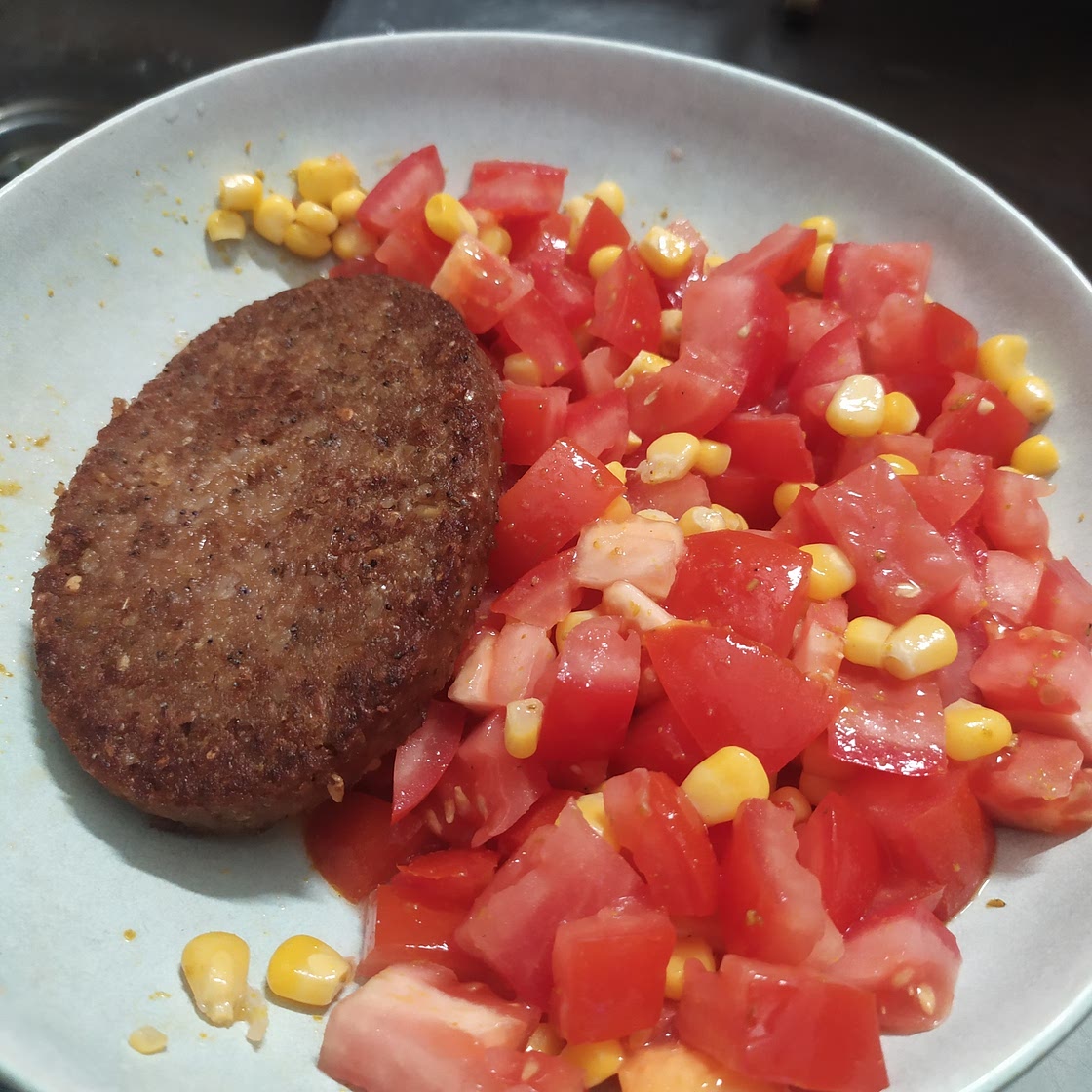 Salade tomate maïs