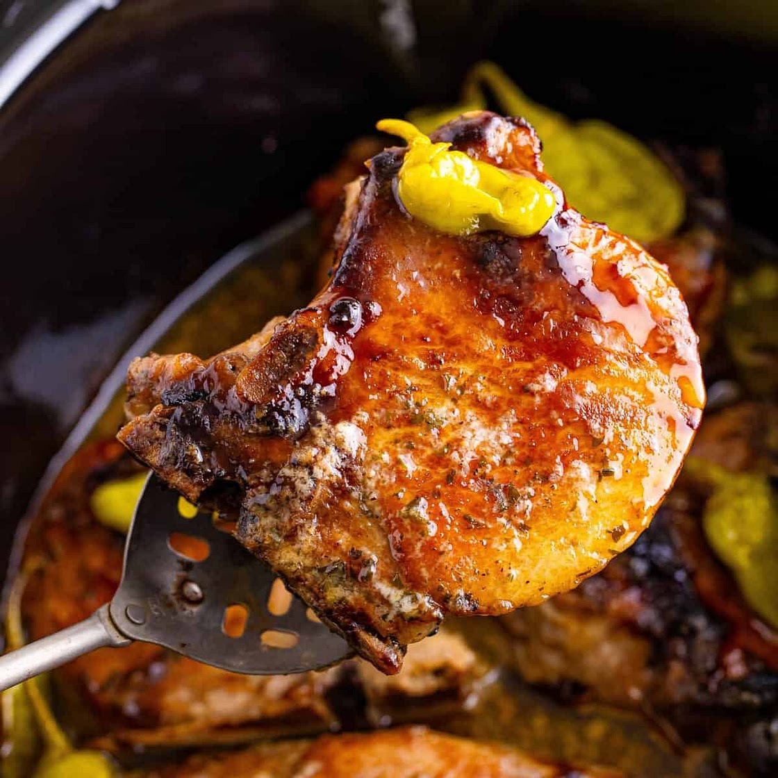 Crock Pot Mississippi Pork Chops (+Video)