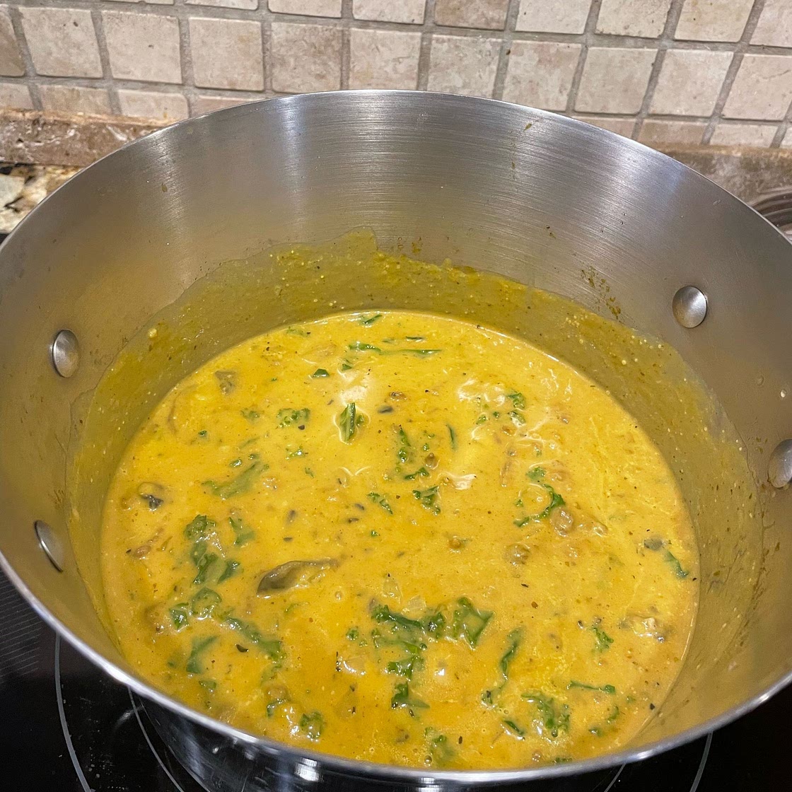 Quick & Easy Pumpkin Sausage Soup (So Creamy!)