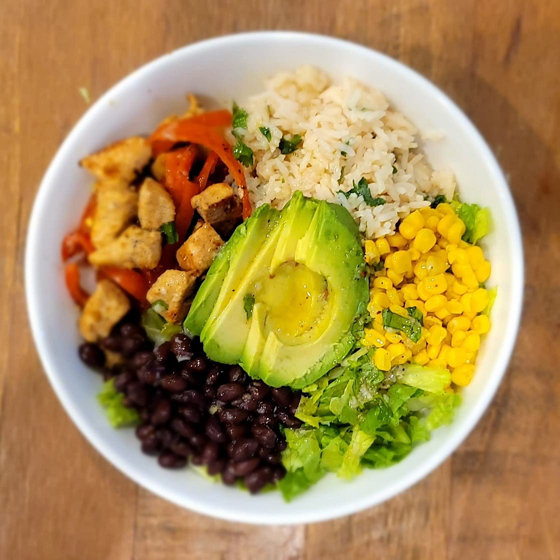 Fajita Chicken Burrito Bowl
