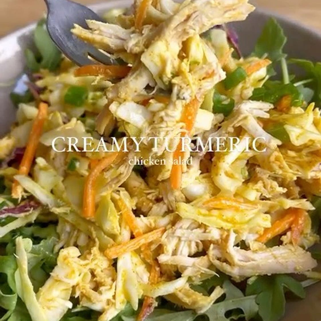 TURMERIC chicken salad