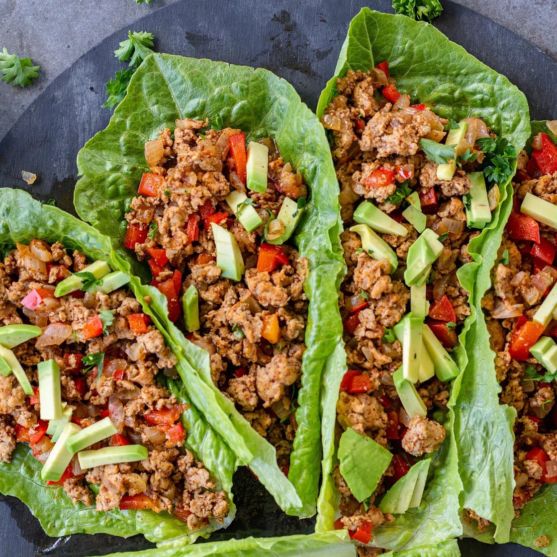 Asian Turkey Lettuce Wraps