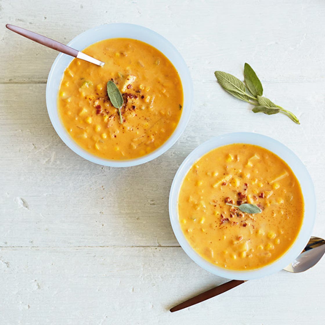 Spicy pumpkin chowder