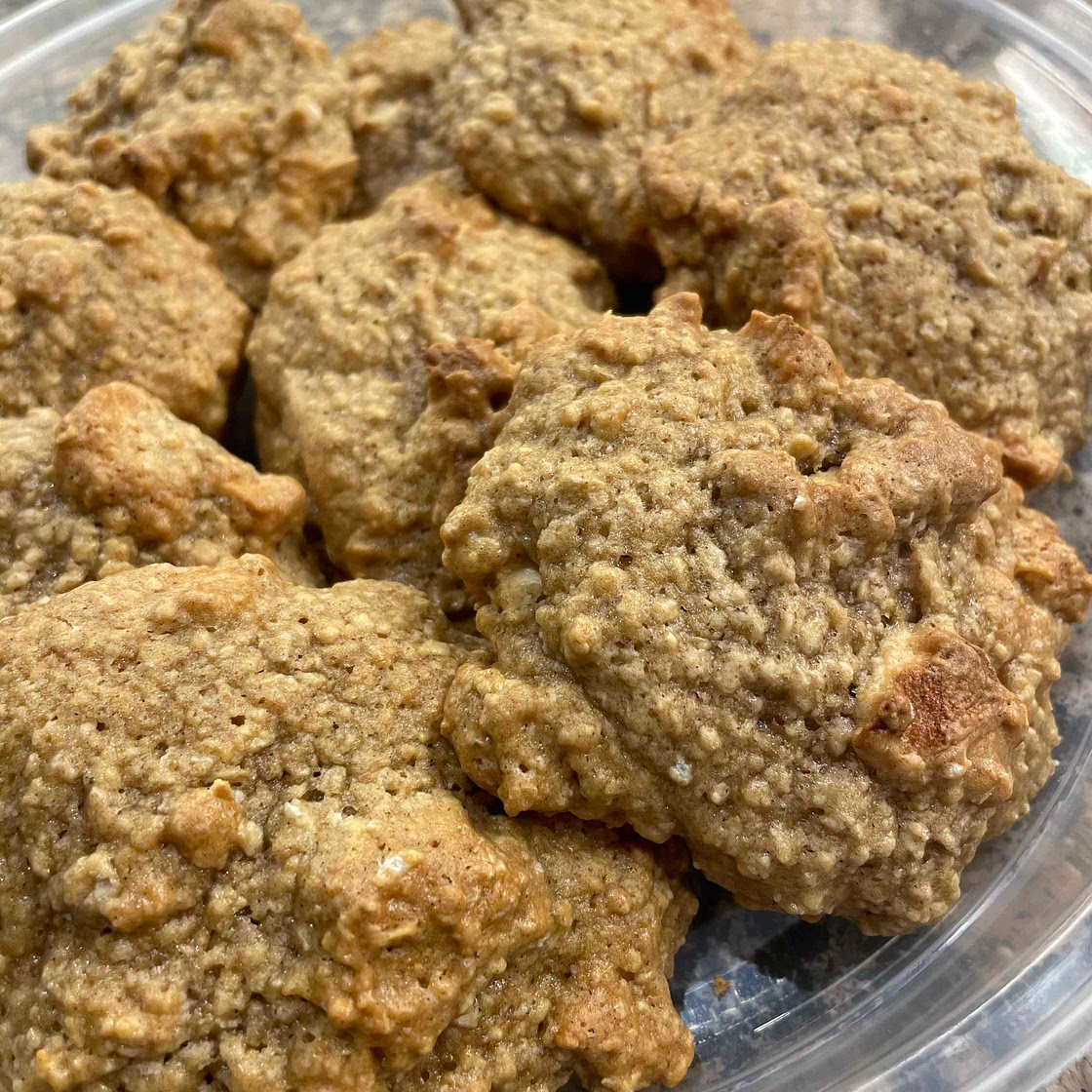 Oatmeal apple muffin cookies 