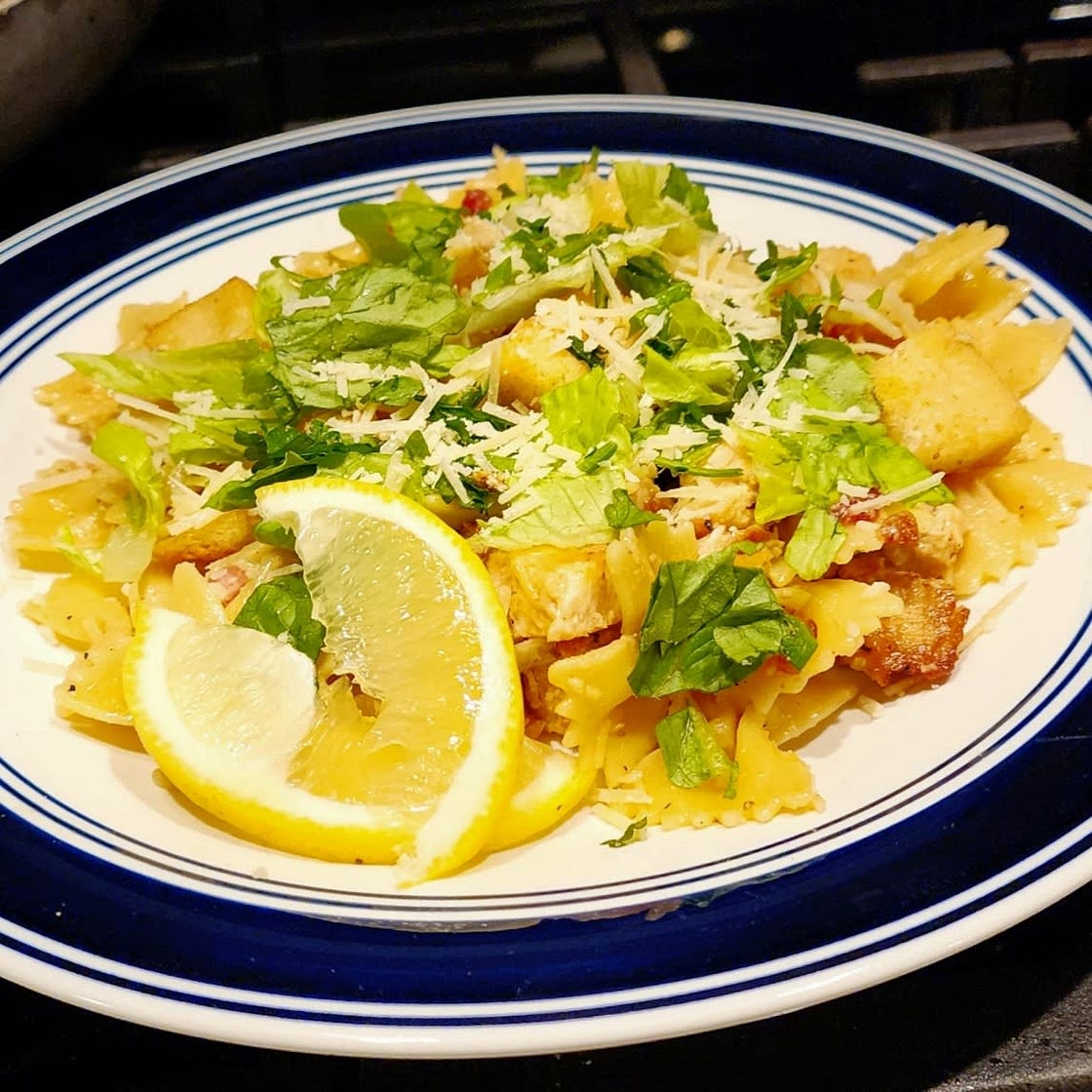 Chicken Caesar Pasta Salad